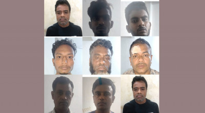 হাতিরঝিলে বিভিন্ন অপরাধে গ্রেপ্তার ৯